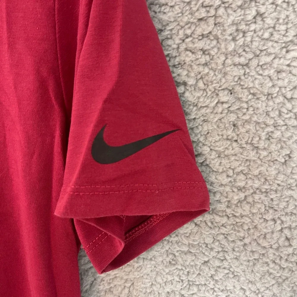Nike Lock up Your Base Dri-Fit‎ Kids Size XL Baseball Graphic Red T-Shirt